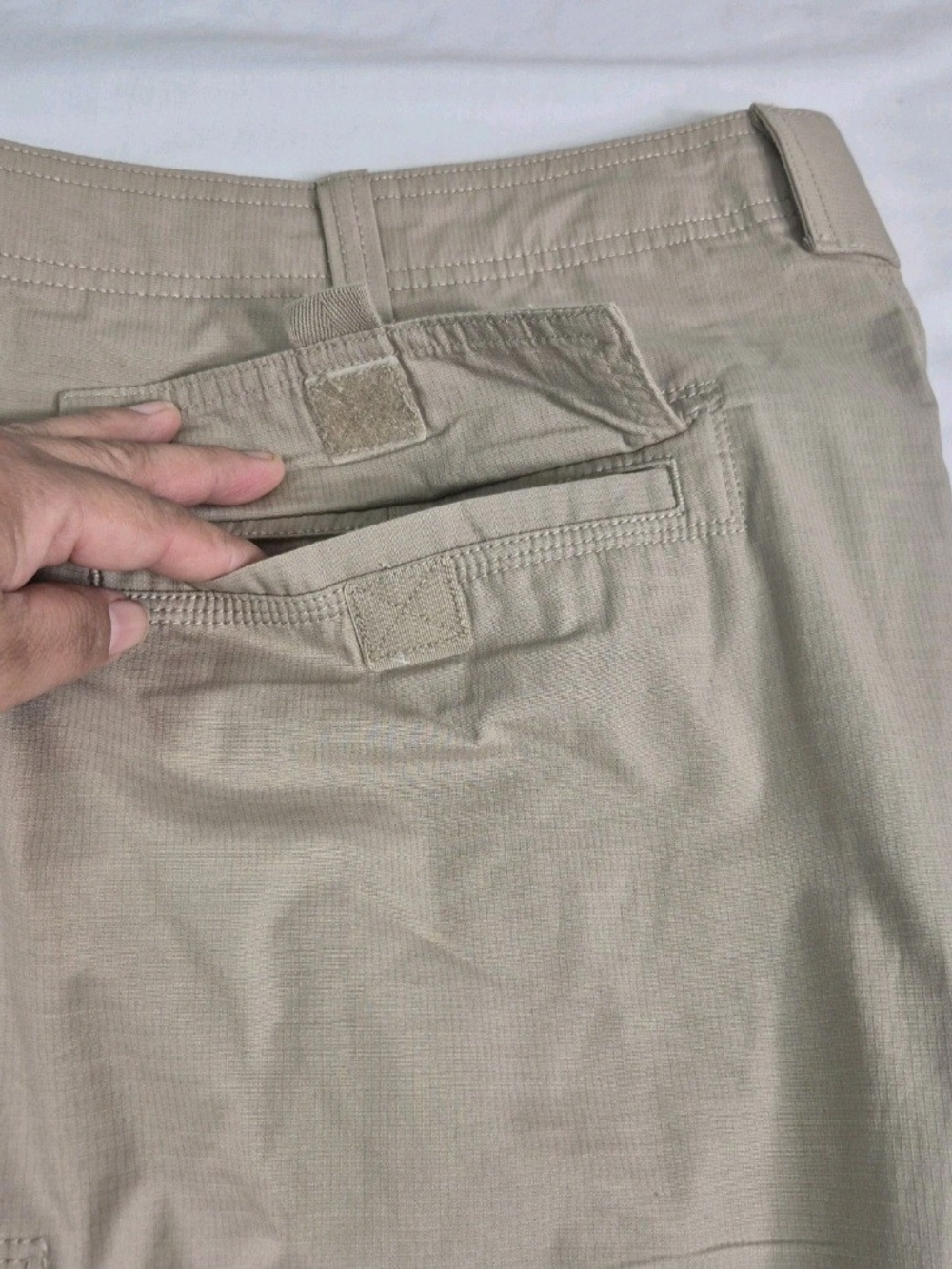 Roundtree & Yorke Men's Shorts Size 50 Big Classic Fit Utility Cargo Khaki 69 - Picture 16 of 16